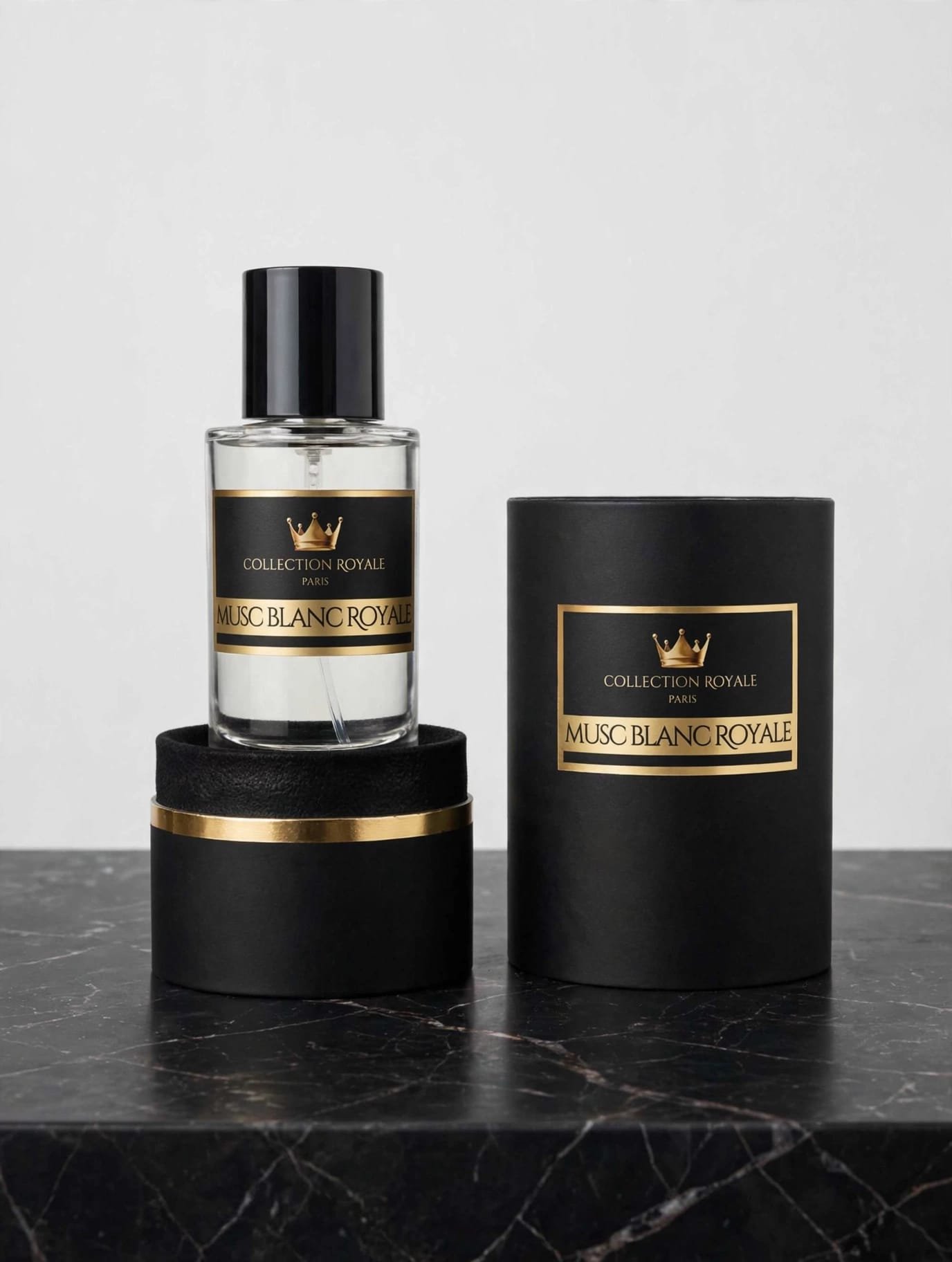 MUSC BLANC ROYALE - Collection Privée Royale Paris - Haut de Gamme - Extrait de Parfum Mixte 50ml