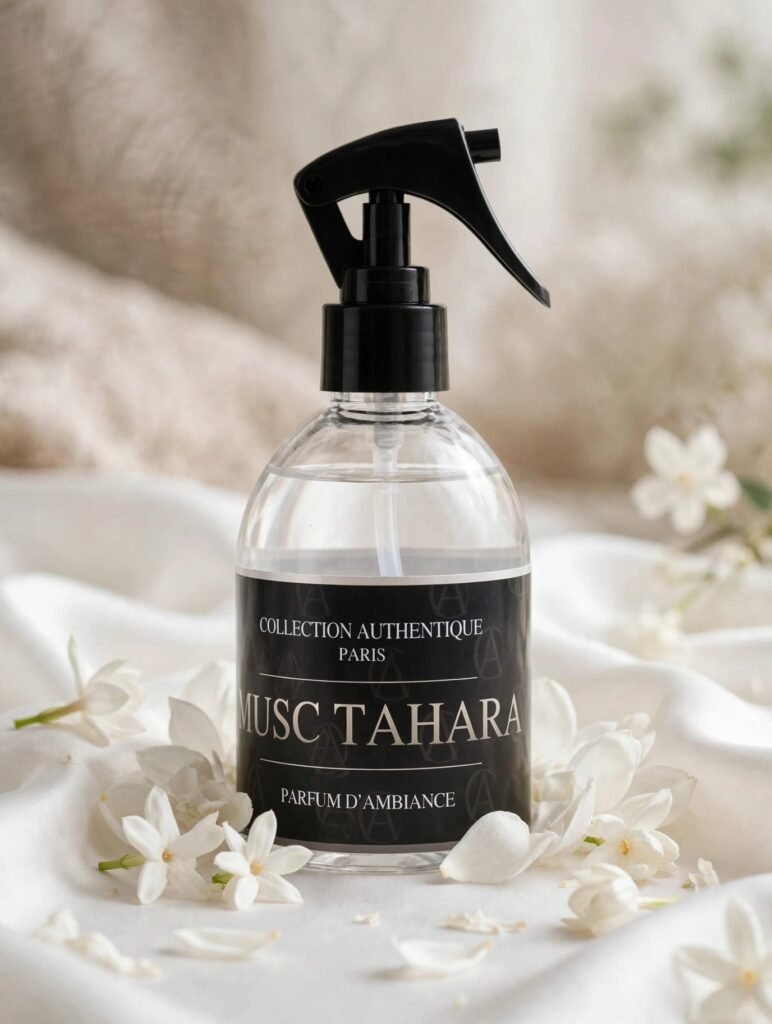 Spray textile Musc tahara collection authentique – vêtements canapé lit voiture