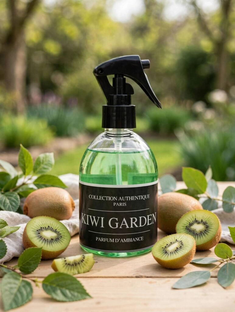 Spray textile kiwi garden collection authentique – vêtements canapé lit voiture